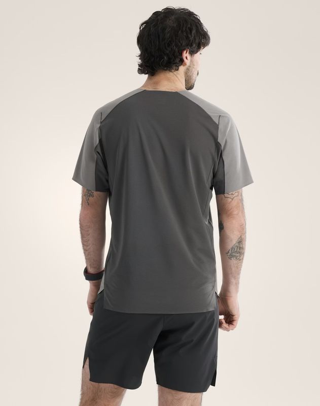 Arc'teryx Norvan DownWord Logo Shirt SS Men's Void/Cloud
