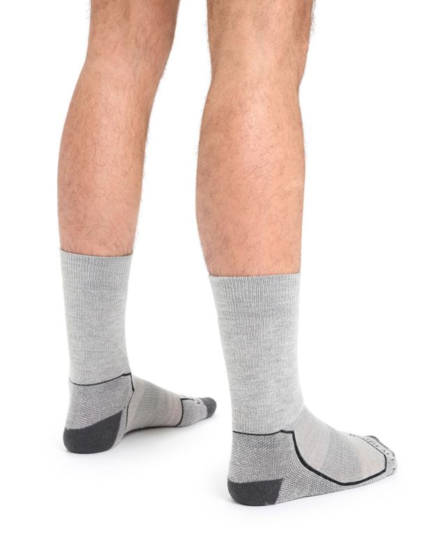 Men's Merino Hike+ Medium Crew Socks Blizzard Heather