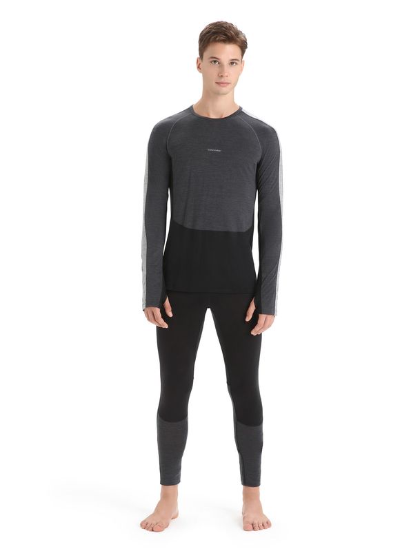 Men's 125 ZoneKnit Merino Long Sleeve Crewe Thermal Top Jet Hea