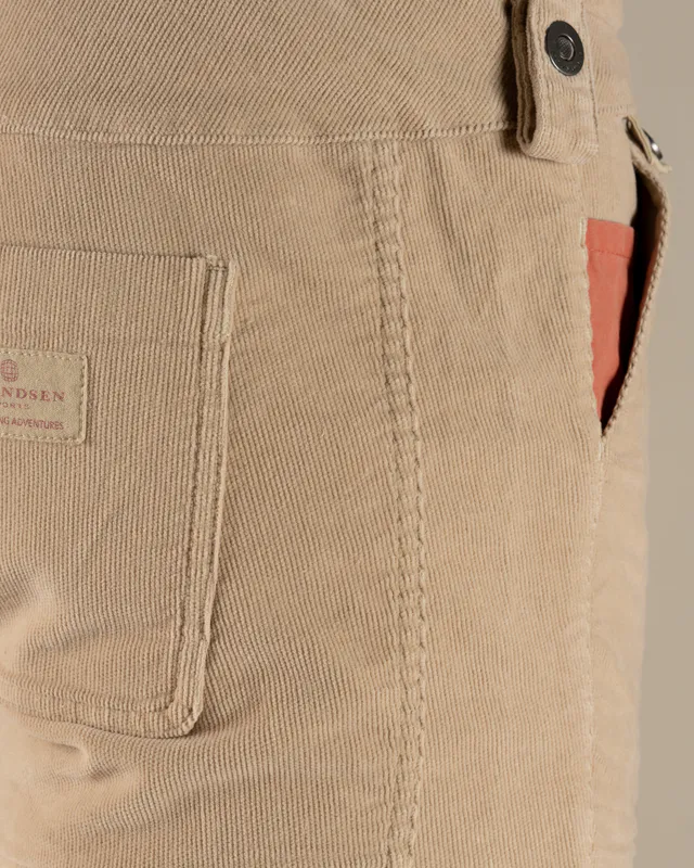 Fjordcord Slacks 16 Wale Mens Desert