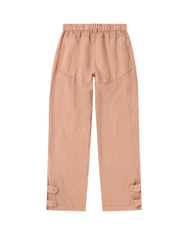 Safari Linen Pants Womens Apricot