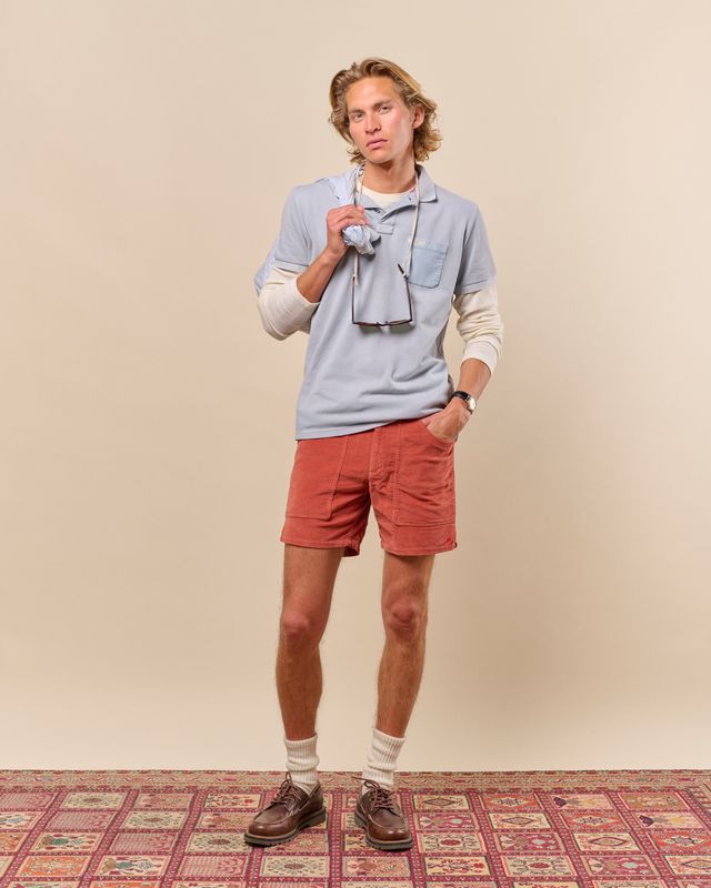 7Incher Concord G.Dyed Shorts Mens Warm Sand