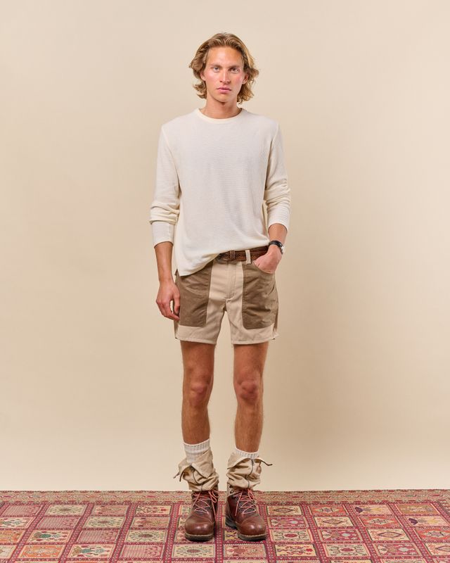 7Incher Field Shorts Mens Cowboy/Tan
