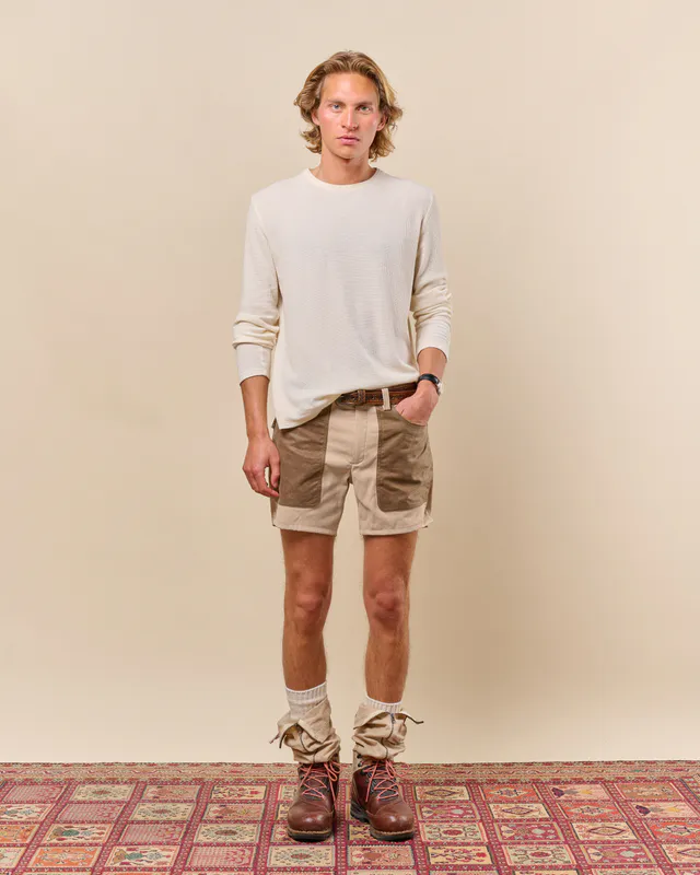 7Incher Field Shorts Mens Cowboy/Tan
