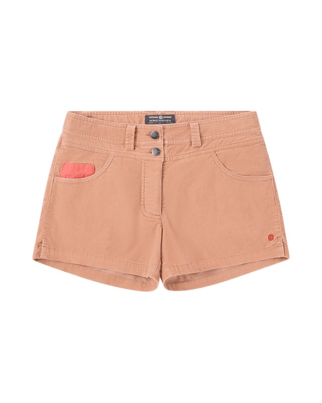 4Incher Wild Velvet Shorts Womens Apricot