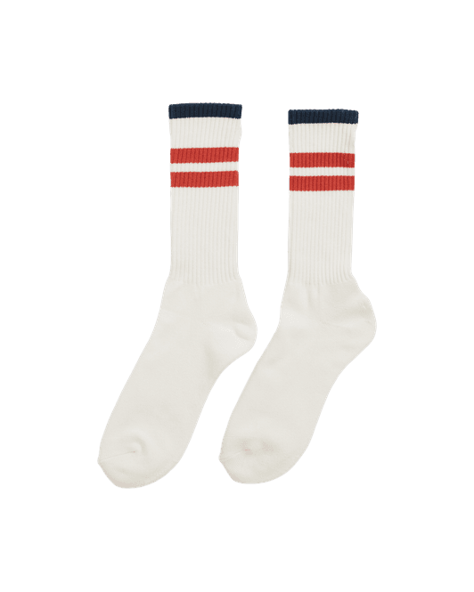 Main Image Oslo Crew Socks White/Red