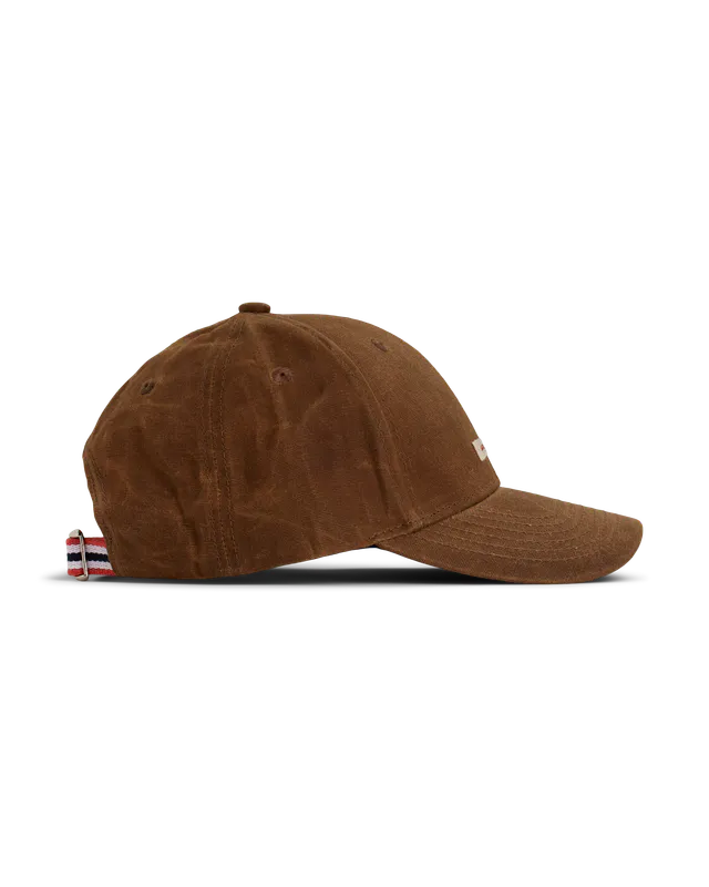 Waxed Cotton Cap Tan/Patch