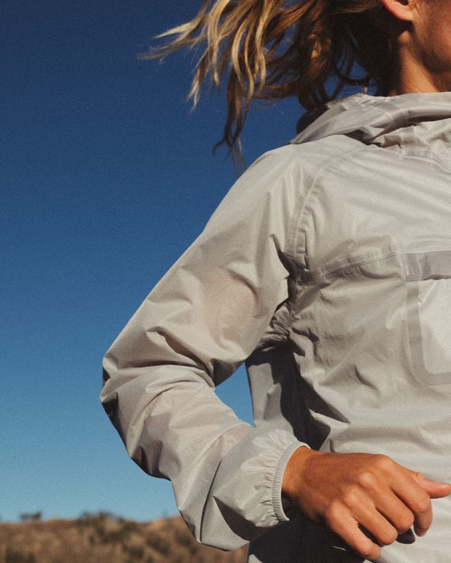 Cloudburst Anorak Womens Light Grey