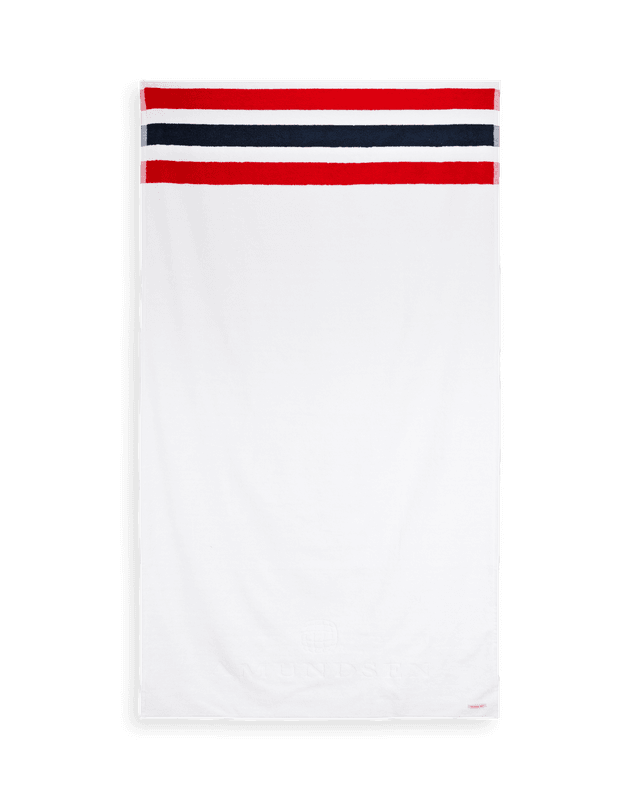 AQUA BEACH TOWEL White