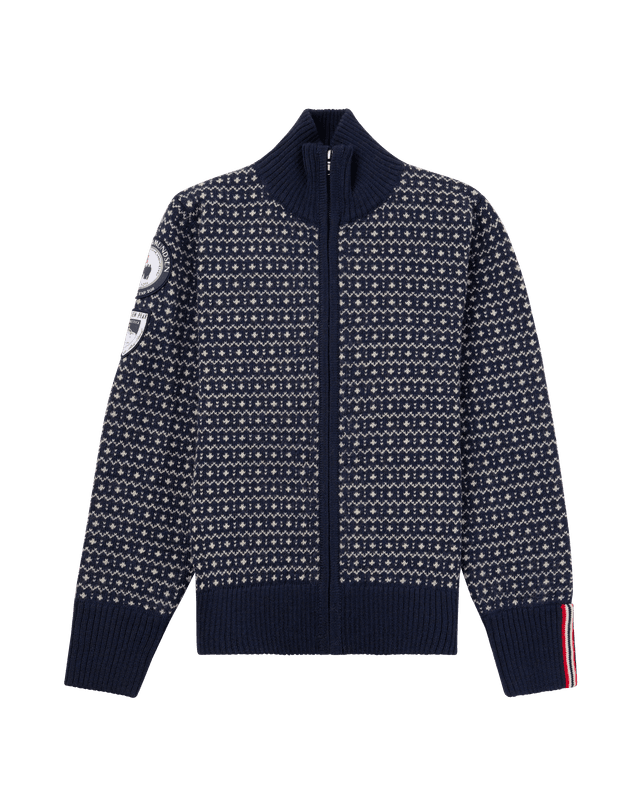 Amundsen Heroes of Telemark Full Zip Womens Faded Navy