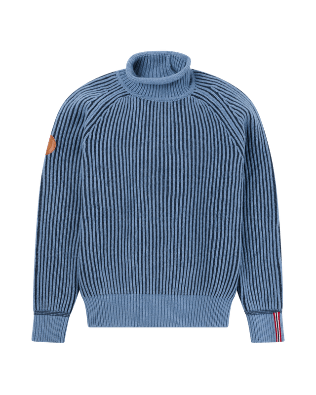 Amundsen Gard Sweater Mens Fjord Blue