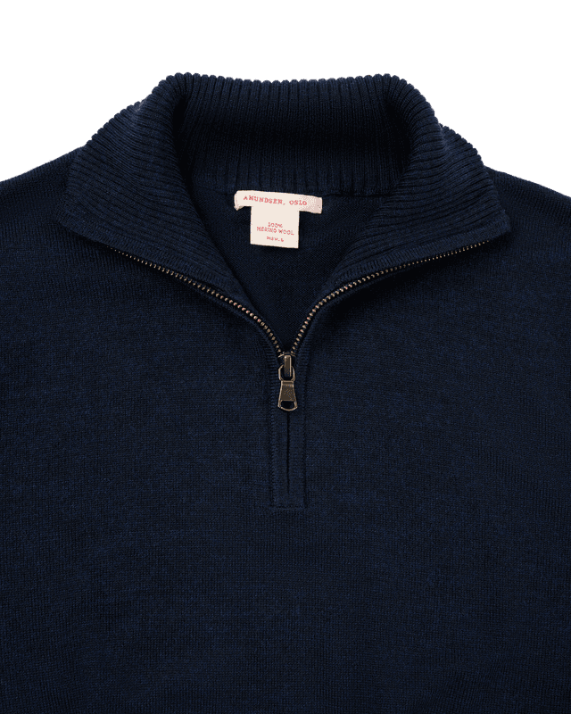 Amundsen Peak Half Zip Mens Faded Navy