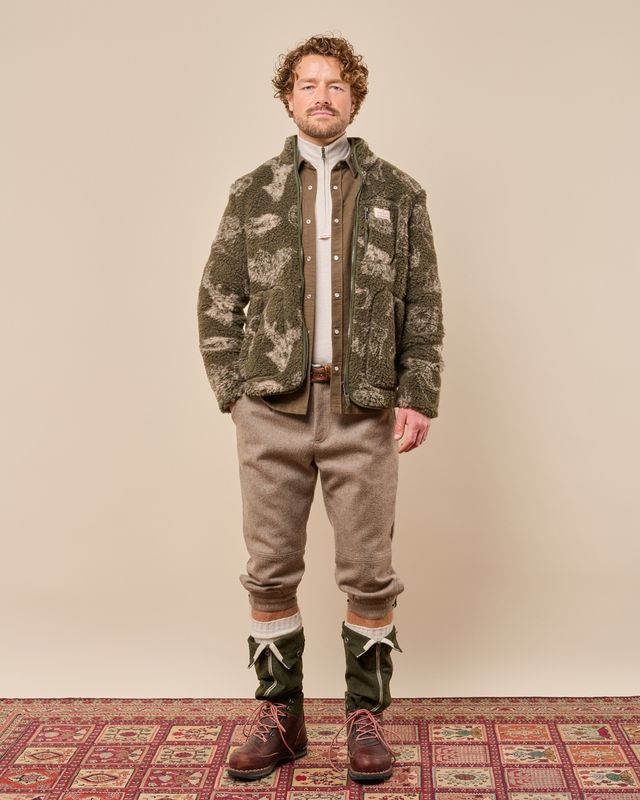 Amundsen Huntsman Fleece Mens Olive/Pattern