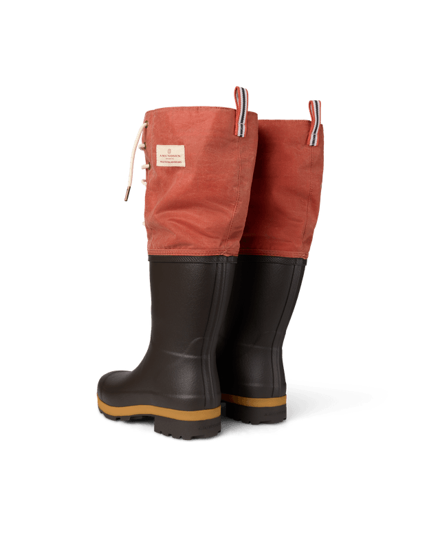 Field Mucks Waxed Cotton Brown/Terra Red