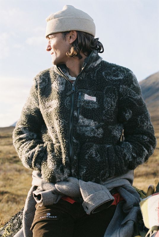 Amundsen Huntsman Fleece Mens Olive/Pattern