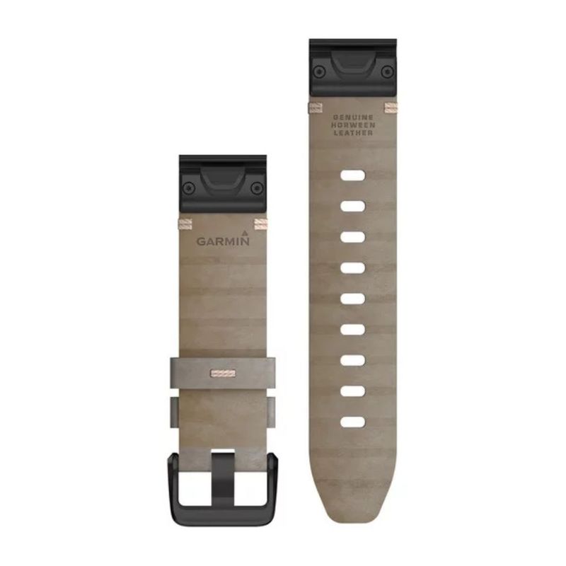 Garmin QuickFit® 20 Watch Bands, Shale Gray Suede Leather