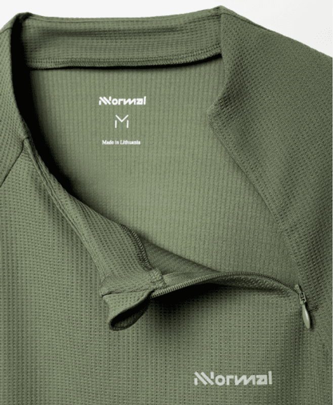 NNormal Mens Trail LS Dark Green