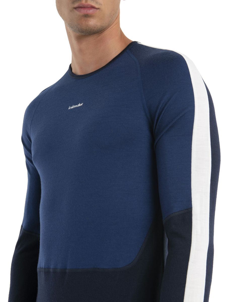 Men's Merino 200 Sonebula LS Crewe Thermal Top Midnight Navy/Roy