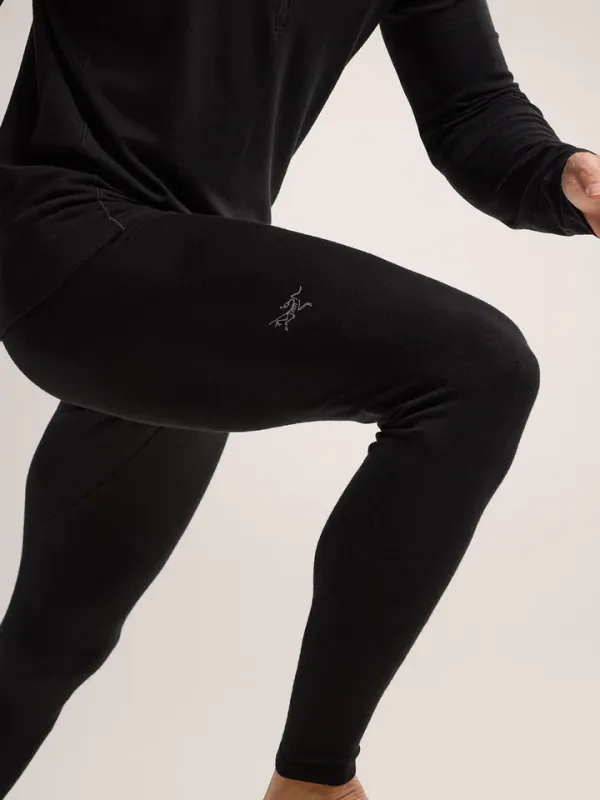 Arc'teryx Rho Merino Wool Bottom Men's Black