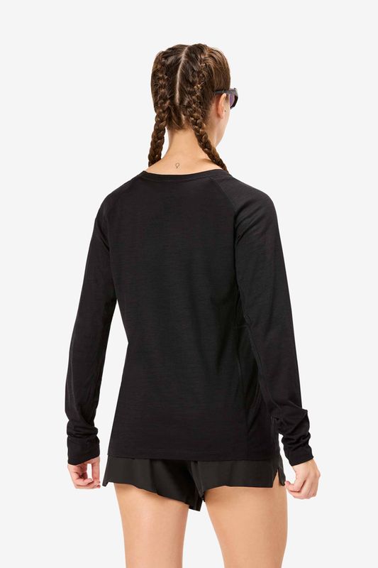 NNormal Womens Merino Long Sleeve T-shirt Black