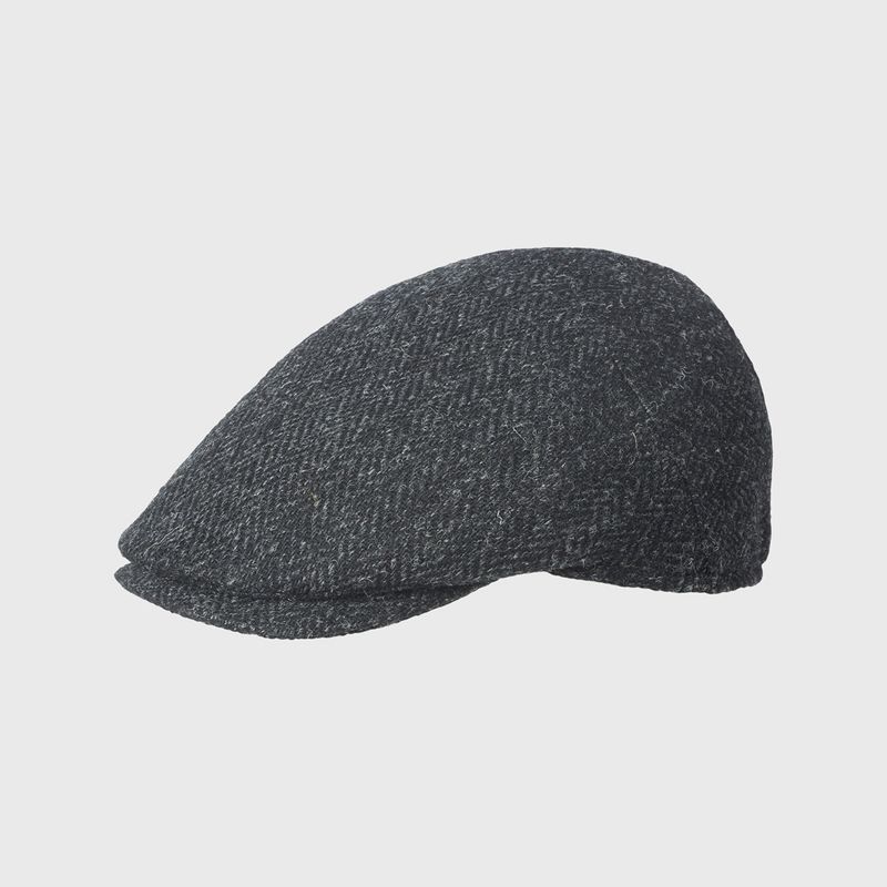 The Blue Line City – 42 Harris Tweed Anthracite Herringbon