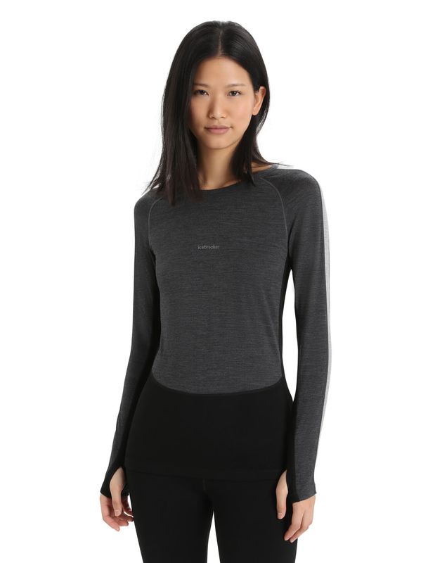 Icebreaker W's 200 ZoneKnit Merino Long Sleeve Crewe Thermal Top