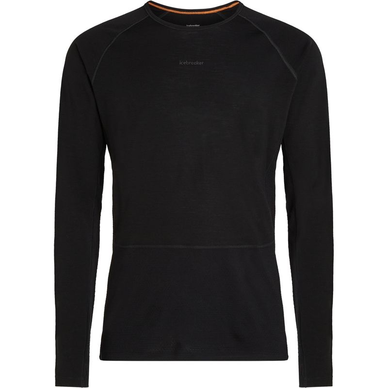 Men's 200 ZoneKnit LS Crewe Thermal Black