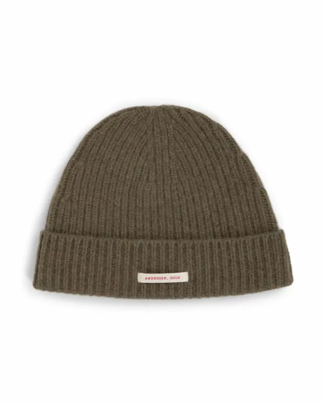 Cashmere Beanie 488 Faded Hunter Green
