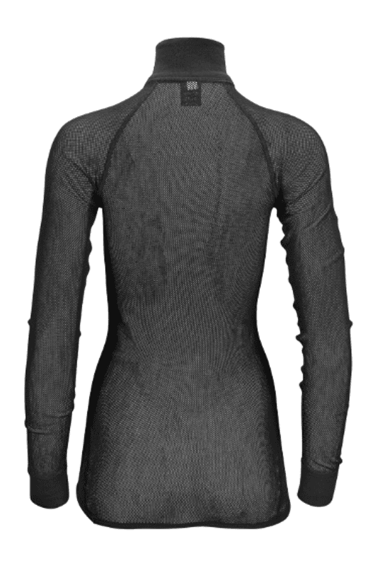 Brynje Wool Thermo Light Zip-polo 3/4 W's Black