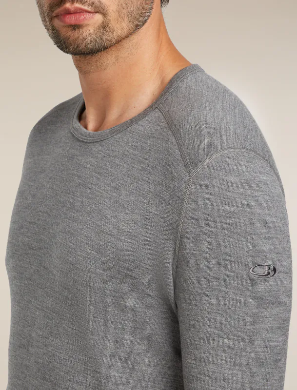 Men's Merino 260 Tech LS Crewe Thermal Top Gritstone Hthr