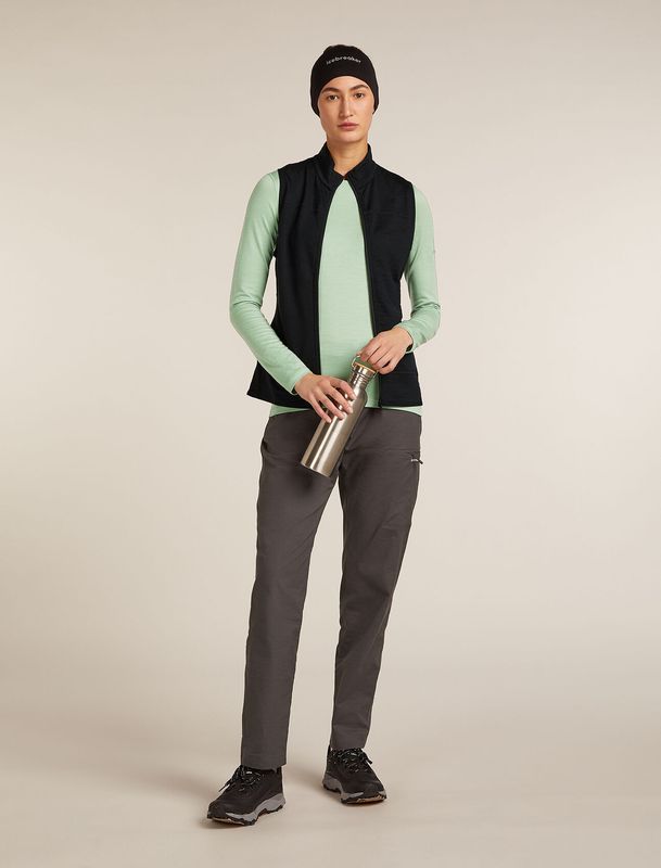  Women's Merino Blend 300 RealFleece Descender Vest Black