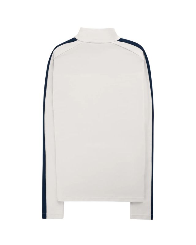 Amundsen 5Mila Half Zip Mens White/Stripe