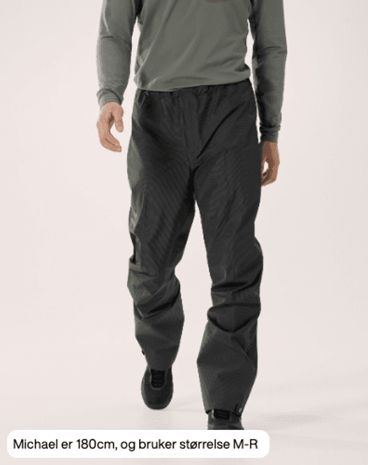 Hovedbilde Alpha SL Bukse Herre Black