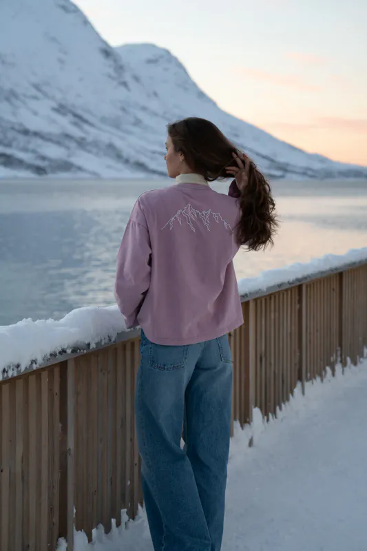 Pre Après Boxy Alpine Long Sleeve - Dusty Lilac