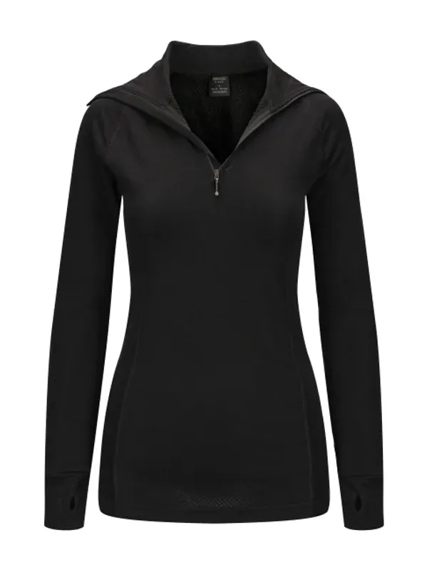 Brynje Arctic Zip Polo W´s Black 