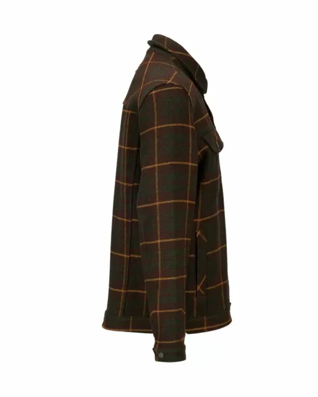 Amundsen Wool Jacket Unisex 215 Hunter Brown Checks