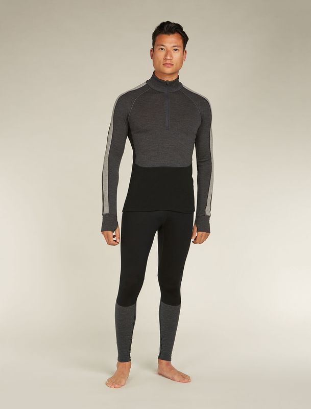 Zoneknit 260 M´s LS Half Zip Jet/H/Black