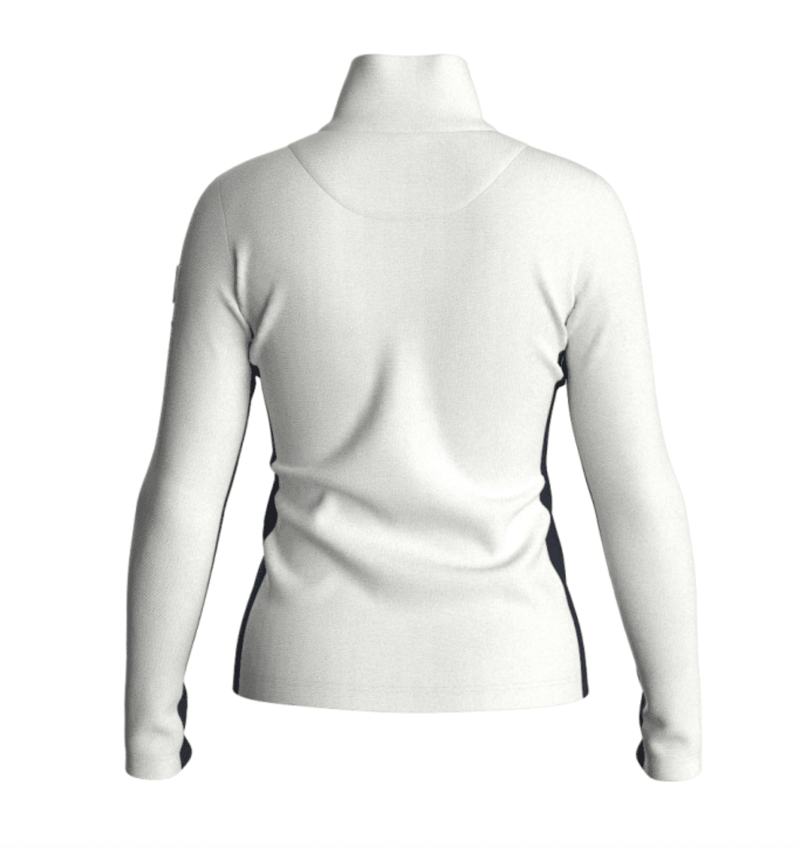 Voss 1/4-zip women Off White