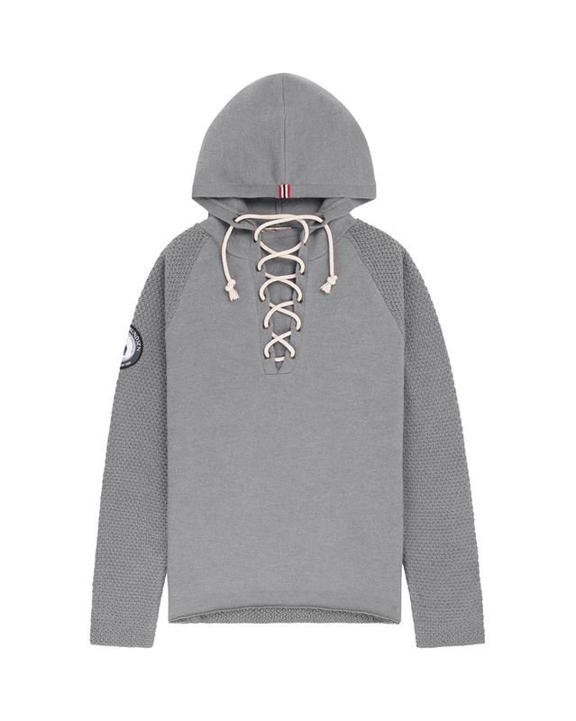 Boiled Hoodie Laced M´s 800 Light Grey