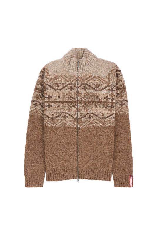 Amundsen Alpe Full-Zip Mens Tan/Pattern