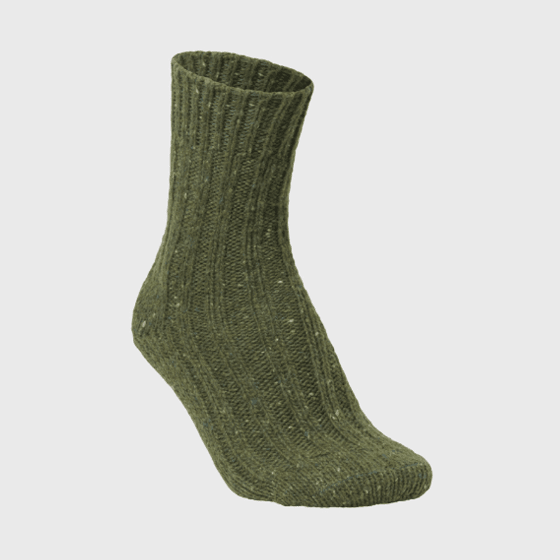 Calzini Socks Rib Soft 581 Wool Mix Green