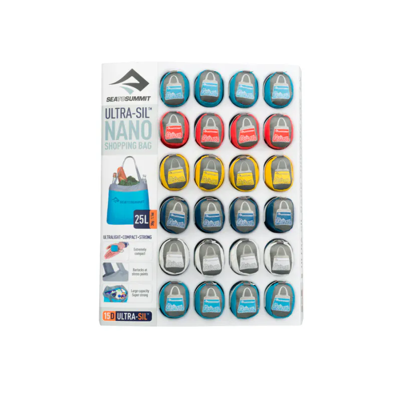 STS Ultra-sil Nano Shopping Bag 25L. Red